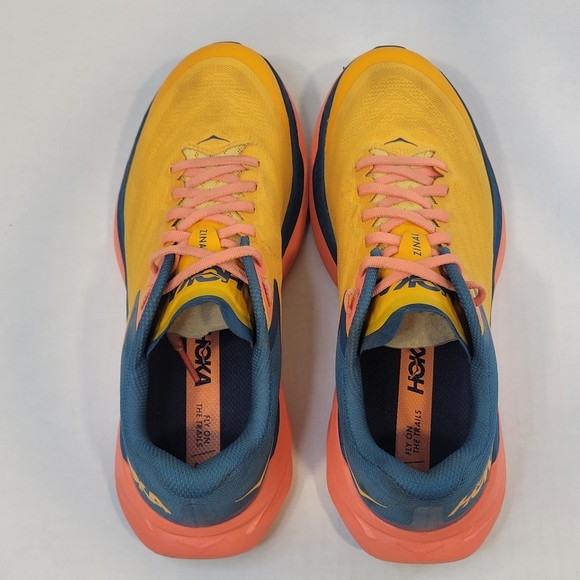 Hoka One One Womens Zinal 1119400 RYCM Orange Running Shoes Womens Size 9.5 B - Picture 6 of 10